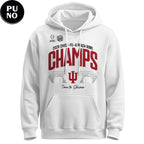 Indiana Hoosiers 2026 Peach Bowl Champions Locker Room Hoodie Shirt