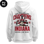 Indiana Hoosiers 2026 Peach Bowl Champions Locker Room Hoodie Shirt