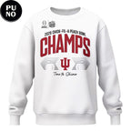 Indiana Hoosiers 2026 Peach Bowl Champions Locker Room Hoodie Shirt