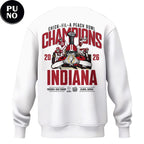 Indiana Hoosiers 2026 Peach Bowl Champions Locker Room Hoodie Shirt