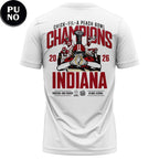 Indiana Hoosiers 2026 Peach Bowl Champions Locker Room Hoodie Shirt