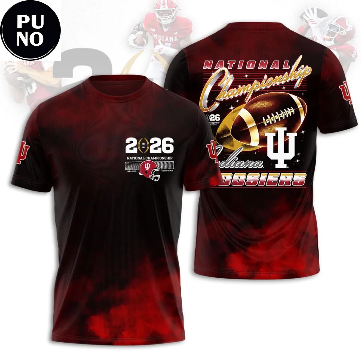 Indiana Hoosiers Football 2026 National Championship Ver2 T-Shirt