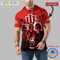 Indiana Hoosiers Horror Characters Essential Halloween Sleeveless Hoodie