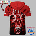 Indiana Hoosiers Horror Characters Essential Halloween Sleeveless Hoodie