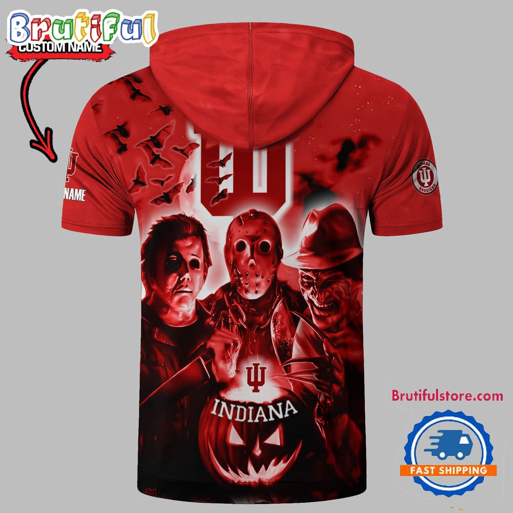 Indiana Hoosiers Horror Characters Essential Halloween Sleeveless Hoodie