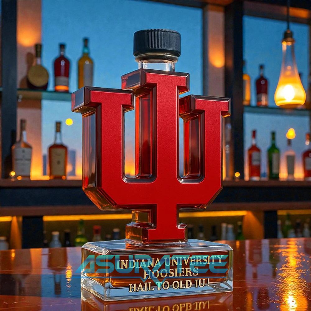 Indiana Hoosiers Limited Edition Whiskey Bottle