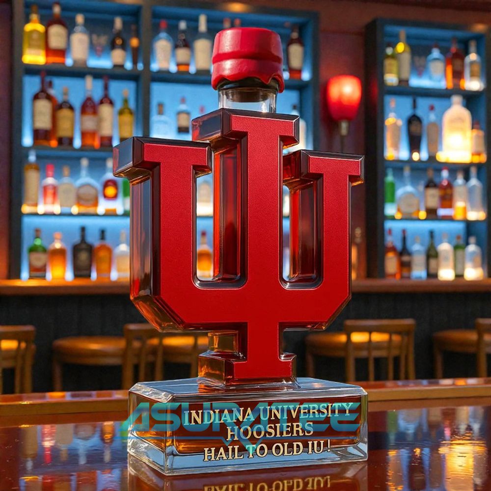 Indiana Hoosiers Limited Edition Whiskey Bottle