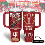 Indiana Hoosiers | Premium NCAA 2026 CFP National Champions Tumbler