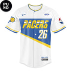 Indiana Pacers 2026 City Swingman Personalized Baseball Jersey