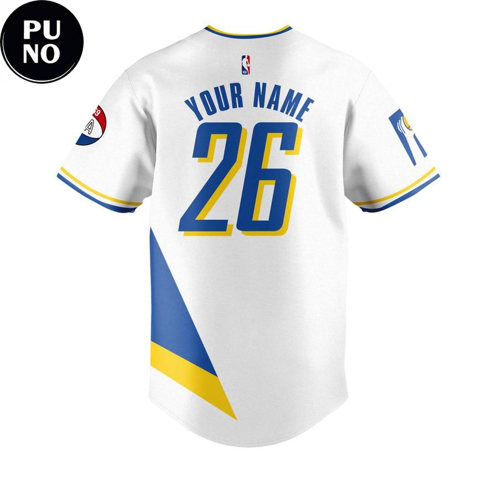 Indiana Pacers 2026 City Swingman Personalized Baseball Jersey