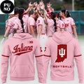 Indiana Softball 2026 Peach Vibes Hoodie T-Shirt