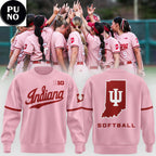 Indiana Softball 2026 Peach Vibes Hoodie T-Shirt