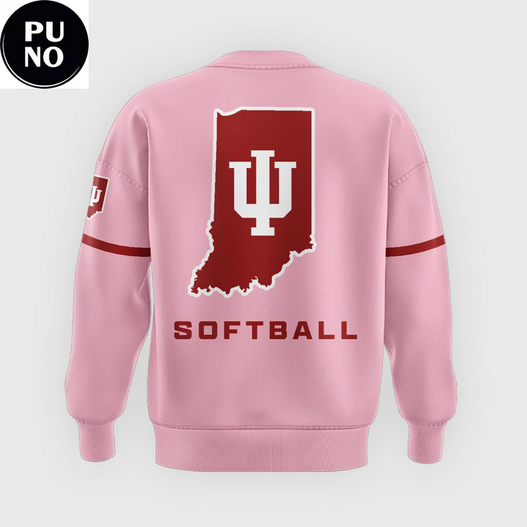 Indiana Softball 2026 Peach Vibes Hoodie T-Shirt