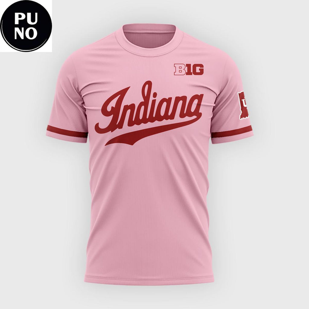Indiana Softball 2026 Peach Vibes Hoodie T-Shirt