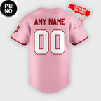 Indiana Softball 2026 Peach Vibes Personalized Baseball Jersey