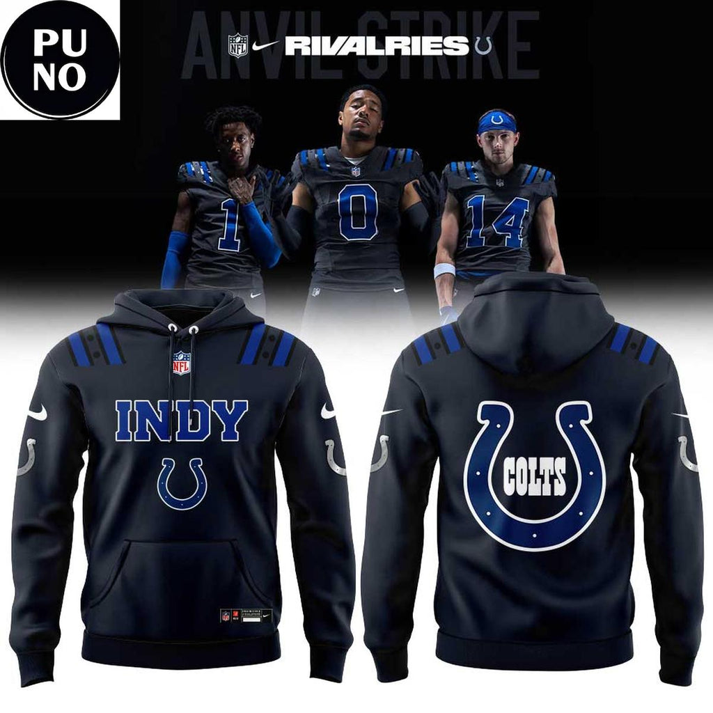 Indianapolis Colts Anvil Strike Rivalries 2026 Hoodie