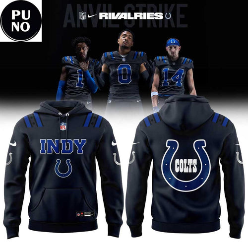 Indianapolis Colts Anvil Strike Rivalries 2026 Hoodie