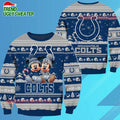 Indianapolis Colts NFL Mickey Minnie Ugly Christmas Sweater