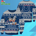 Indianapolis Colts NFL Mickey Minnie Ugly Christmas Sweater