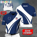 Indianapolis Colts Polo Shirt Custom Name Football Polo Shirts