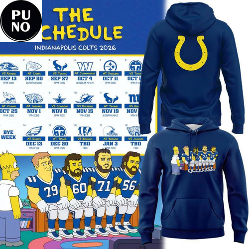 Indianapolis Colts x The Simpsons 2026 Hoodie T-Shirt