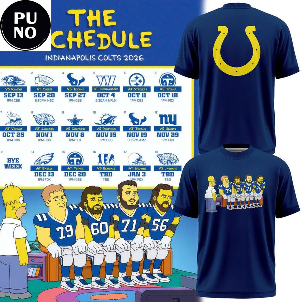 Indianapolis Colts x The Simpsons 2026 Hoodie T-Shirt