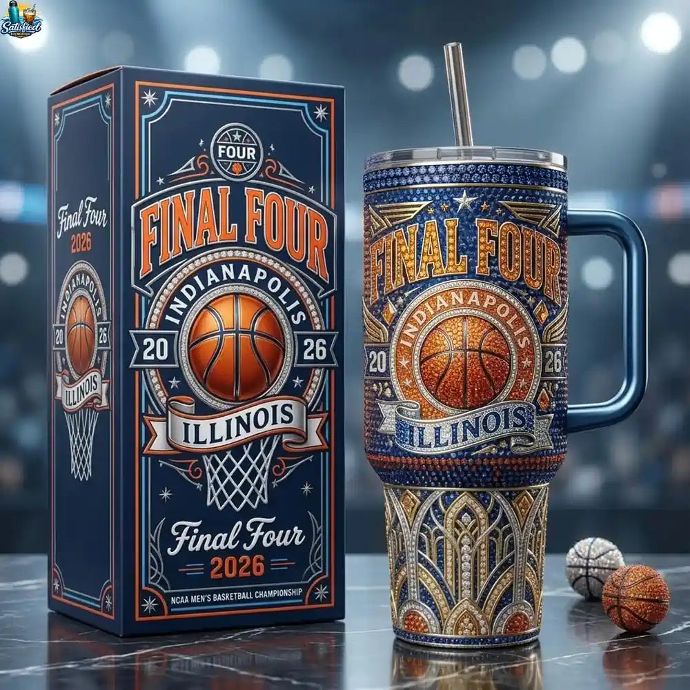 Indianapolis Illinois NCAA Men’s Basketball Championship 2026 Tumbler