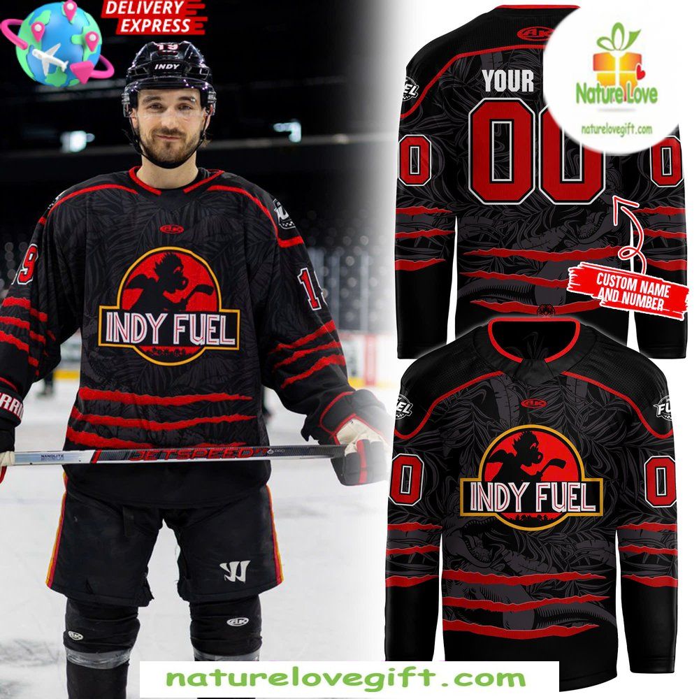 Indy Fuel Jurassic Punk Hockey Jersey Special Edition