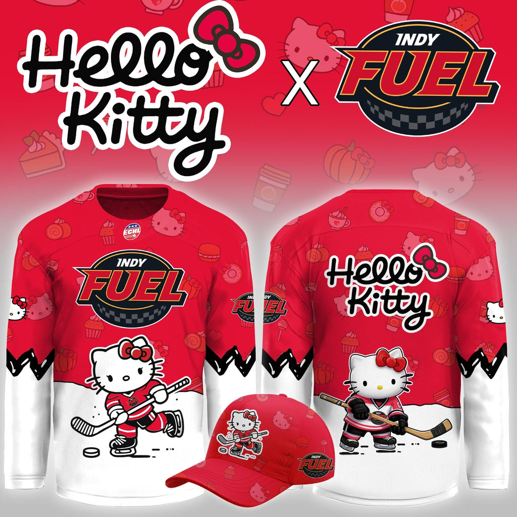 Indy Fuel x Hello Kitty Night Game Limited Hockey Jersey