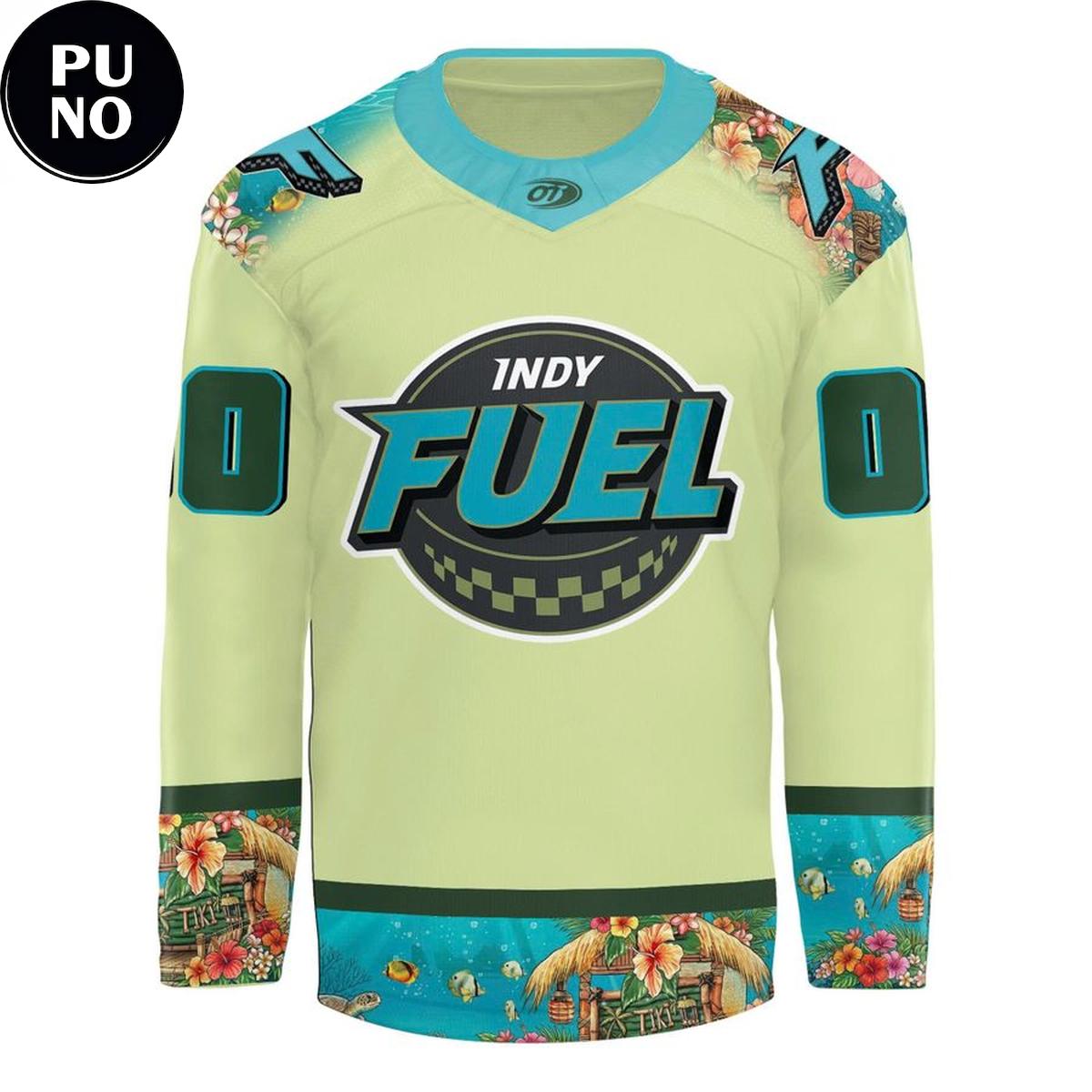 Indy Fuel x Margaritaville Night 2026 Personalized Hockey Jersey