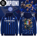 Inter Milan Campioni d’Italia 2026 Champions Signature Hoodie T-Shirt