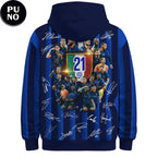 Inter Milan Campioni d’Italia 2026 Champions Signature Hoodie T-Shirt