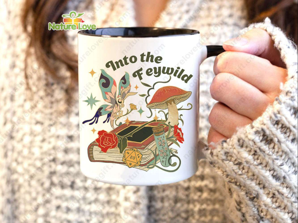 Into the Feywild Mug DnD beyond the Witchlight Fairy Dungeons and Dragons Gift