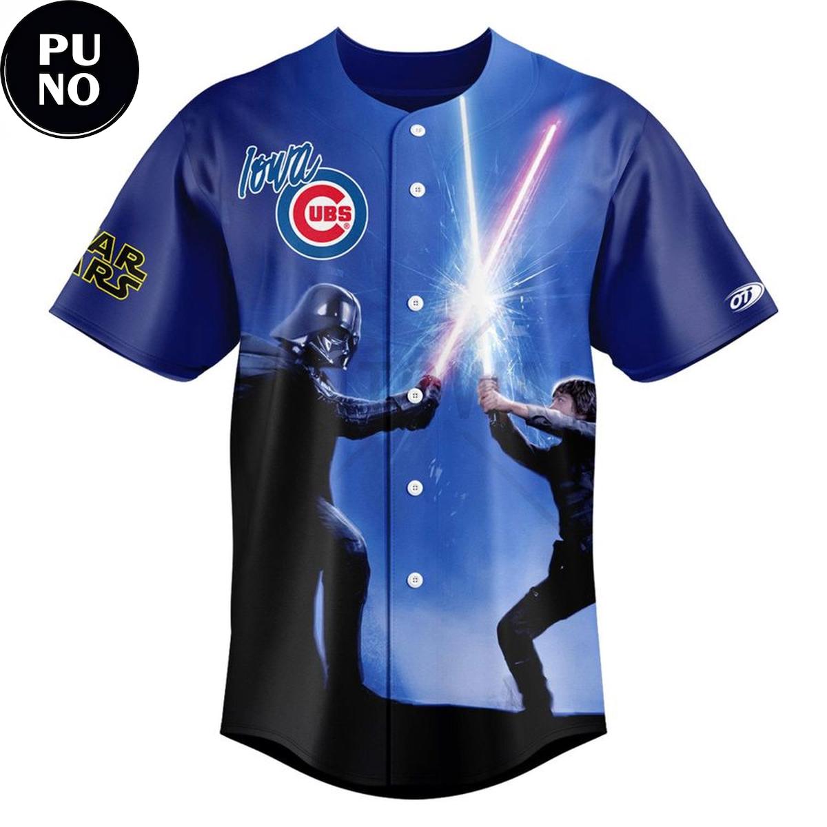 Iowa Cubs x Star Wars Night 2026 Personalized Baseball Jersey