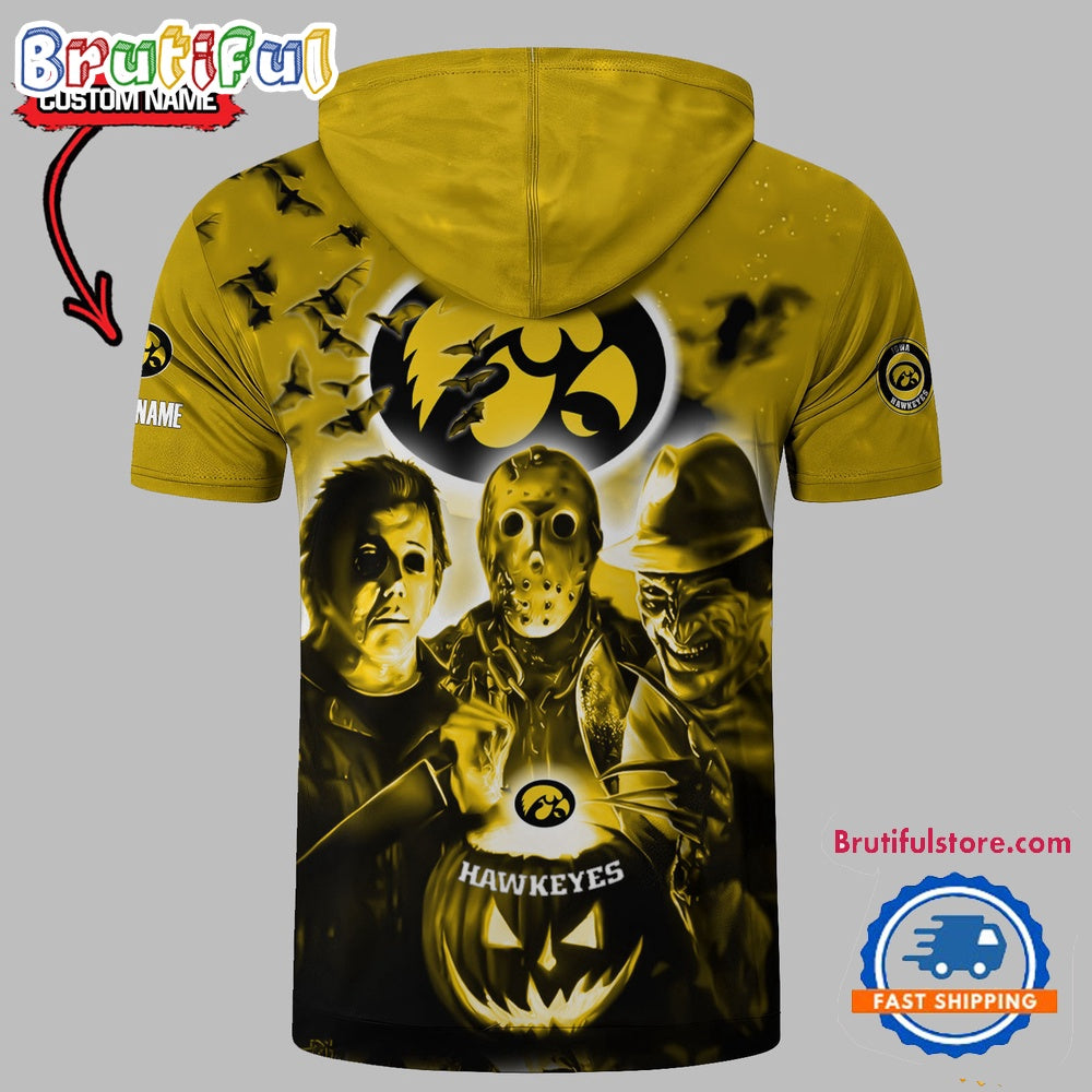 Iowa Hawkeyes Horror Characters Essential Halloween Sleeveless Hoodie