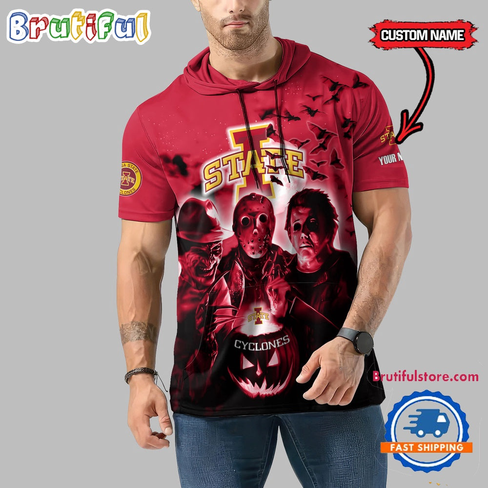 Iowa State Cyclones Horror Characters Essential Halloween Sleeveless Hoodie