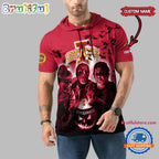 Iowa State Cyclones Horror Characters Essential Halloween Sleeveless Hoodie