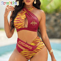 Iowa State Cyclones Zebra Women Bikini Set Sporty Bikini Sets