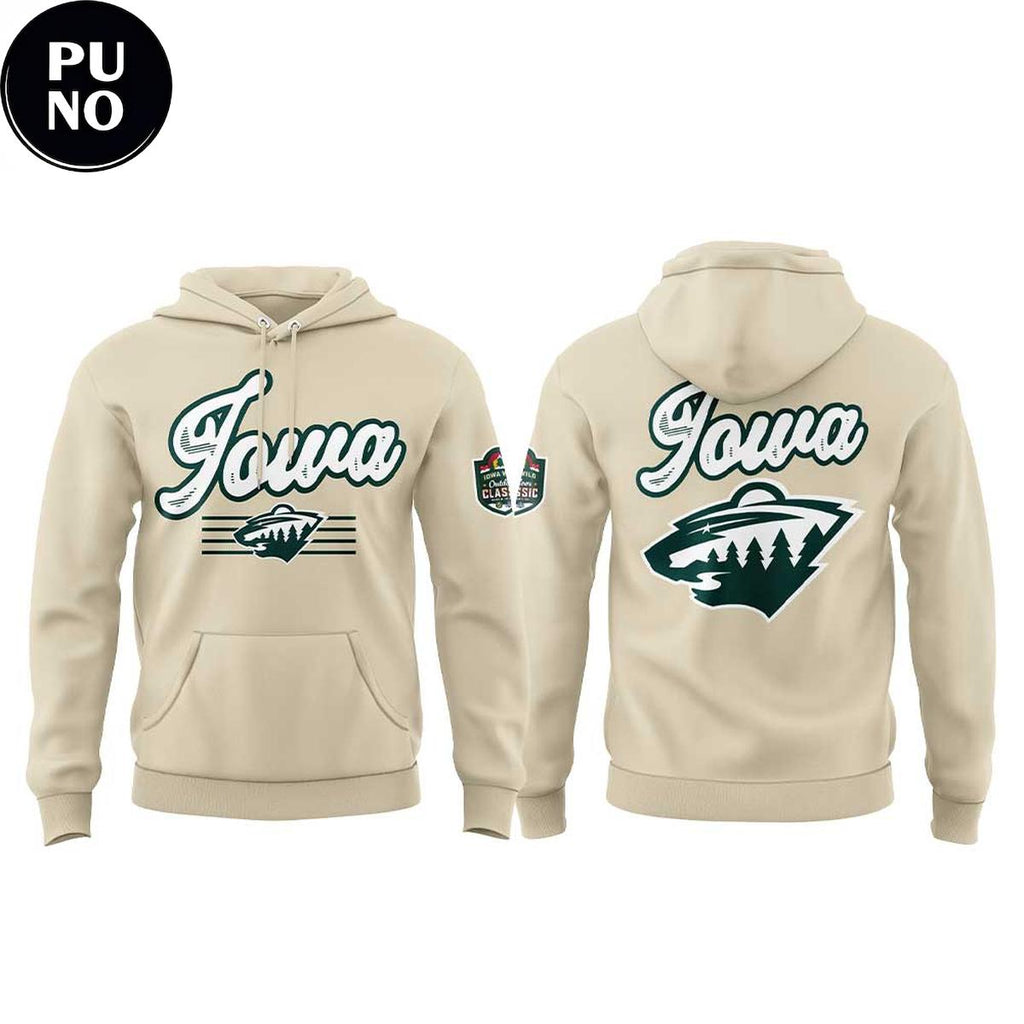 Iowa Wild Outdoor Classic 2026 Beige Hoodie