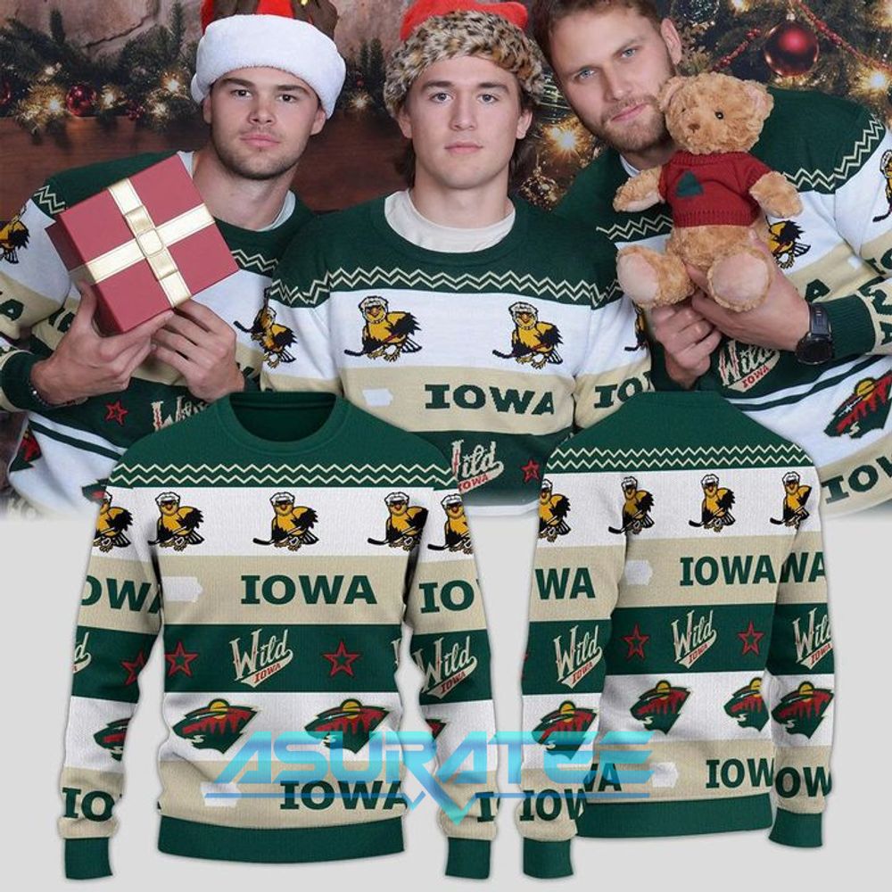 Iowa Wild Tastefully Tacky Holiday Sweater 2025