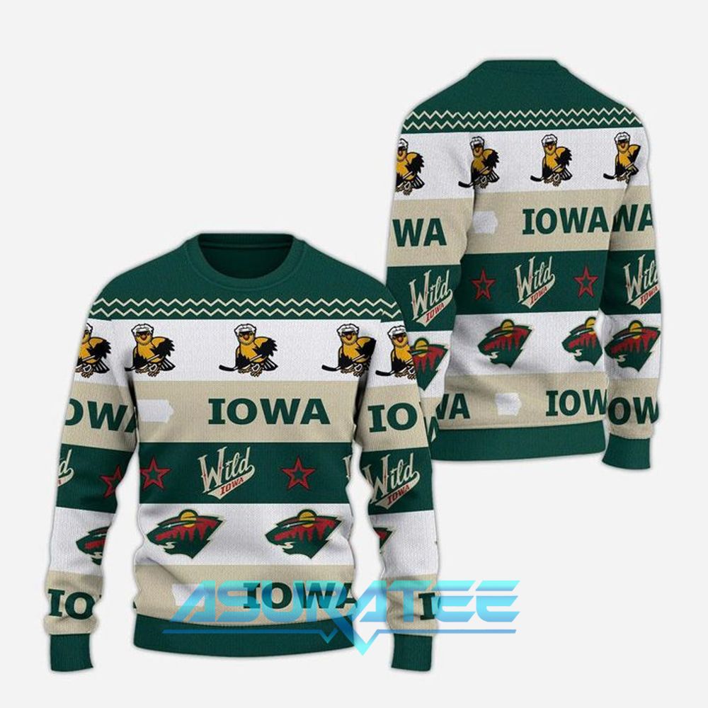 Iowa Wild Tastefully Tacky Holiday Sweater 2025