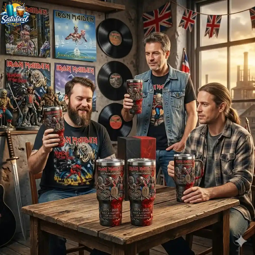 Iron Maiden 50th Anniversary Commemorative Tumbler