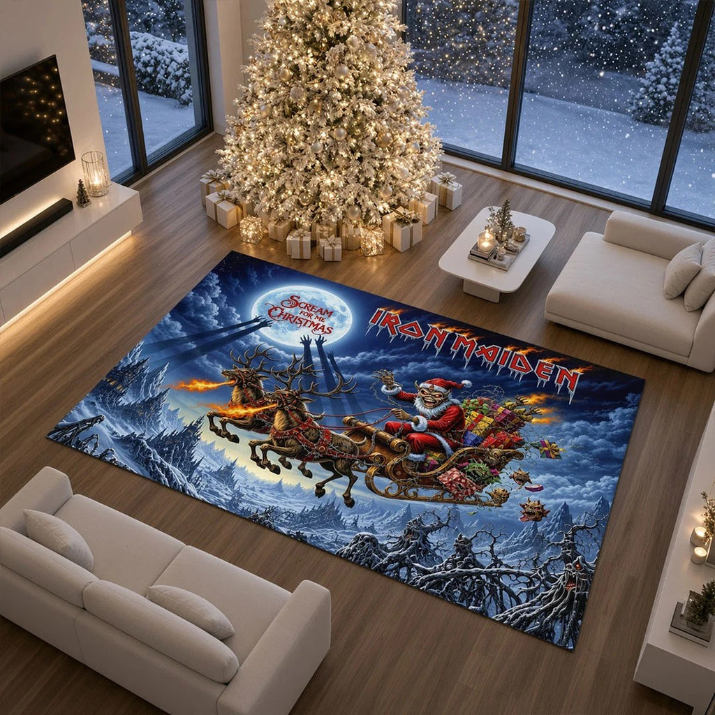 Iron Maiden Rectangular Rug – HOATT26892