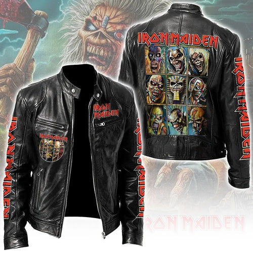 Iron Maiden Motorcycle Leather Jacket – MAITM15504