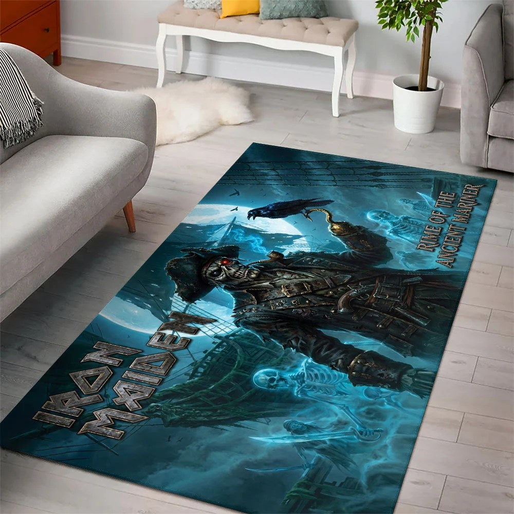 Iron Maiden Rectangular Rug – TMTHU10238