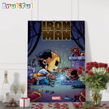 Iron Man Skottie Young 2024 Wall Art Poster Canvas