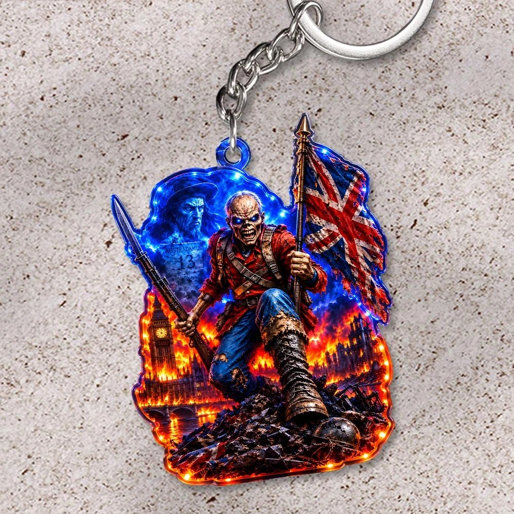 Iron Maiden Custom Shape 2-sided Keychain – HOATT26847