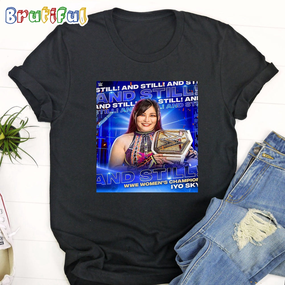 Iyo Sky And Still WWE Womens Champion T-Shirt