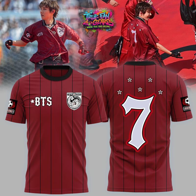 J Hope BTS World Cup Finals Half Time Show 2026 Football Jersey