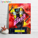 Jack Black as Claptrap in Borderlands Official Poster Wall Decor Poster Canvas